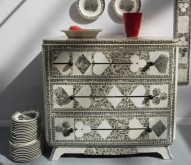 Commode Noir et Blanc