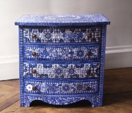 Commode Bleue
